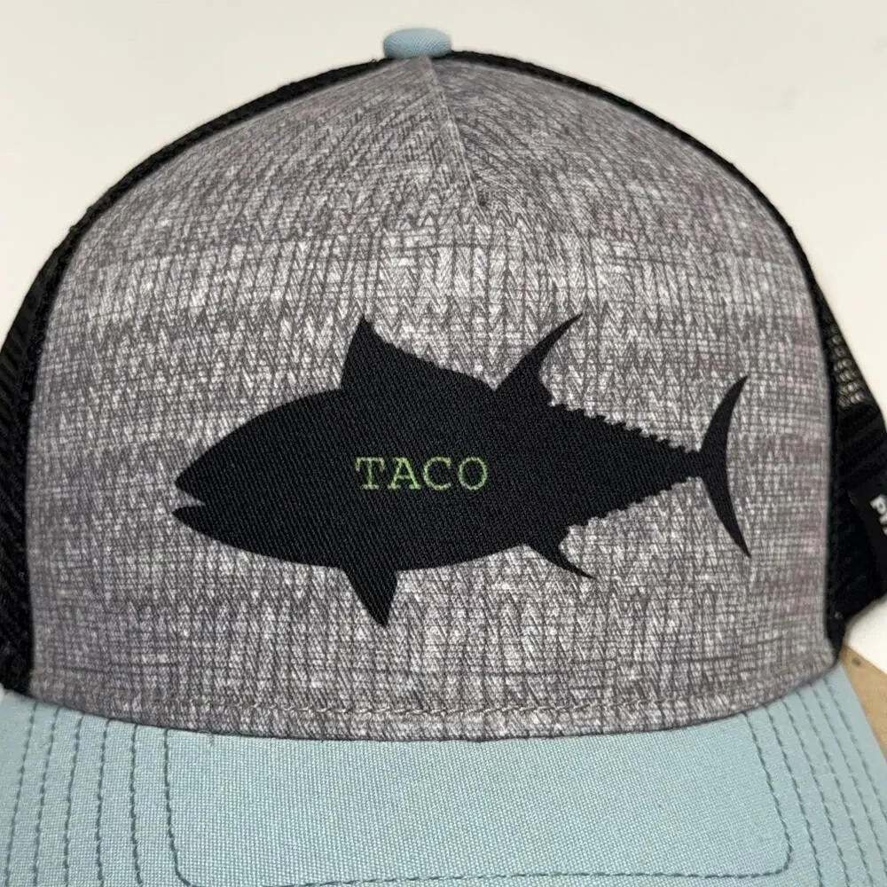 PrAna Unisex Journeyman Trucker Creek Fish Adjustable Hat, Fish Taco
